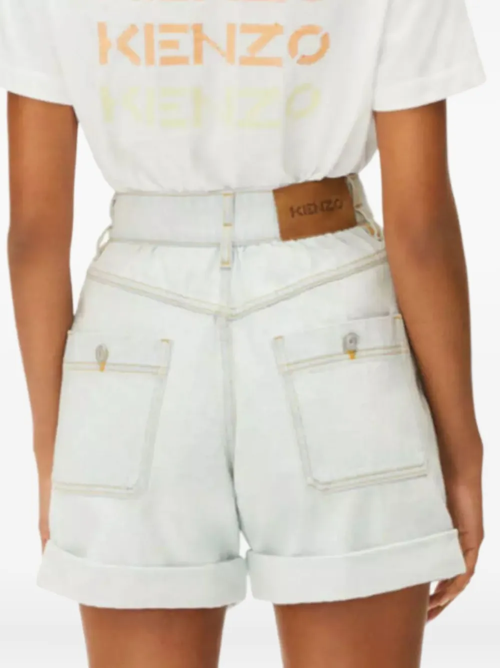 Kenzo Denim shorts Blauw
