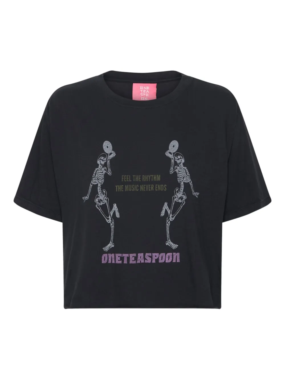 One Teaspoon playera estampada | negro | Image 1