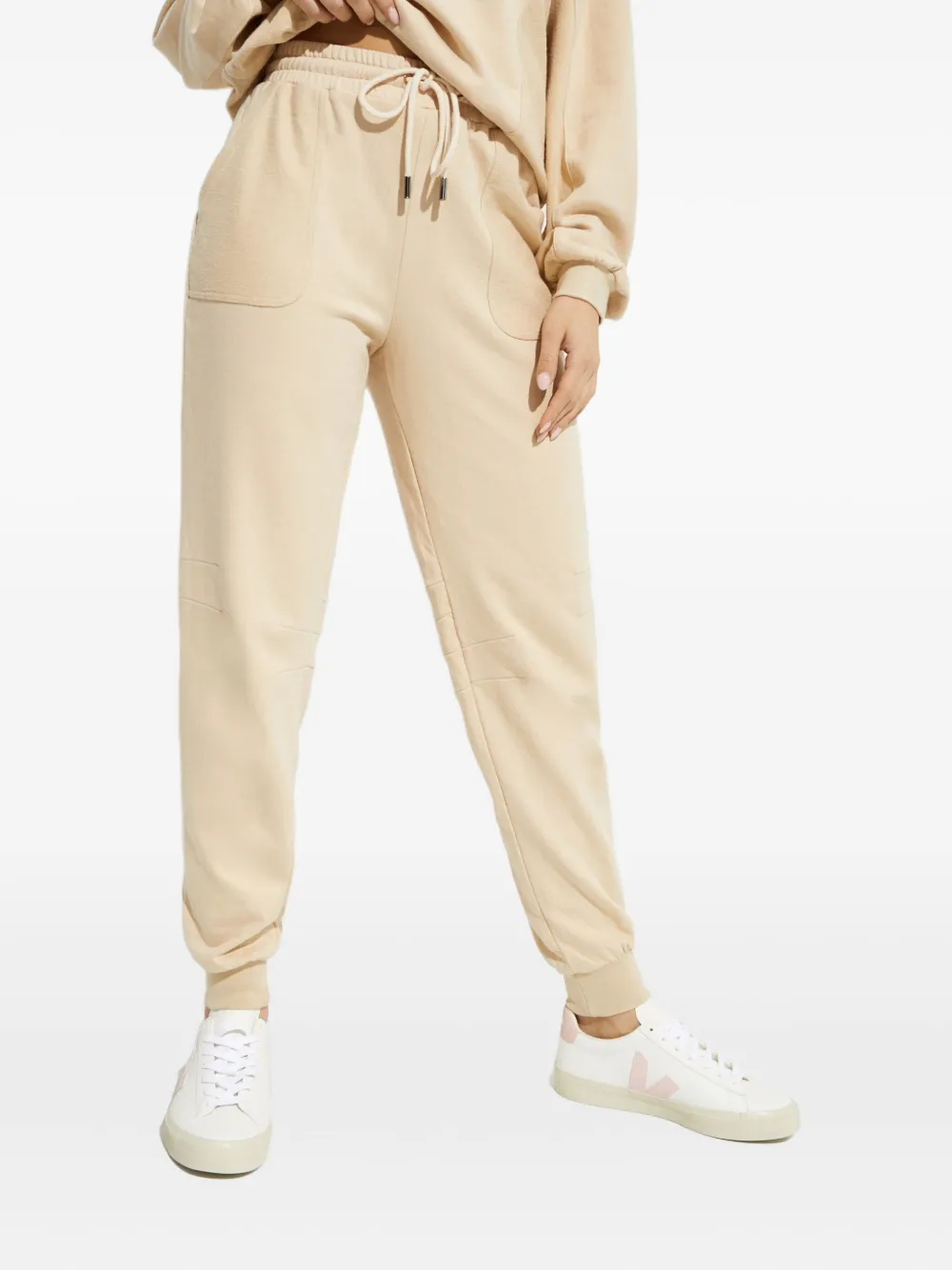 Ixiah Drawstring Track Pants In Neutral