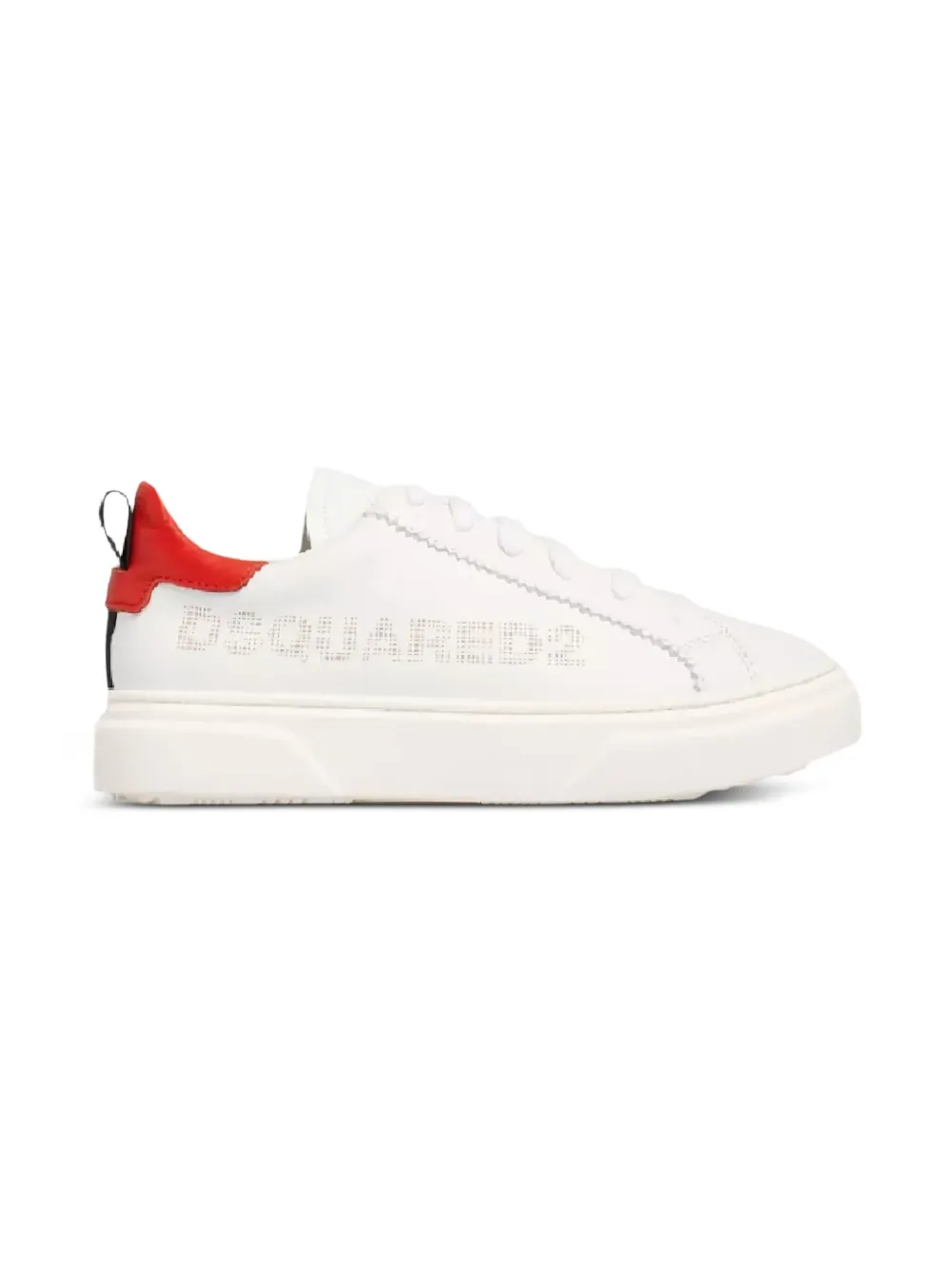 DSQUARED2 KIDS logo-detail sneakers - Wit
