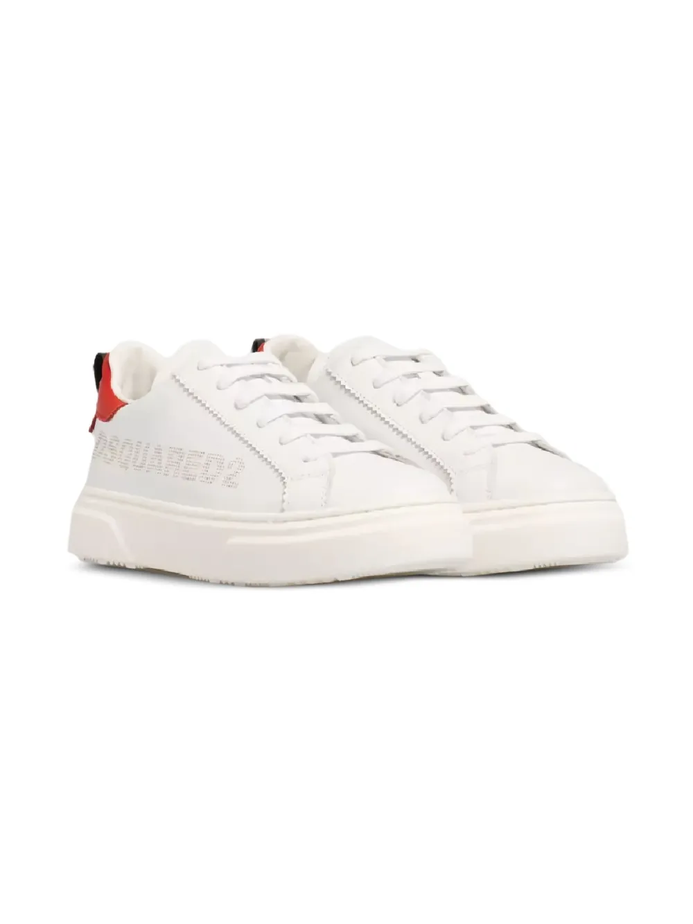 DSQUARED2 KIDS logo-detail sneakers Wit