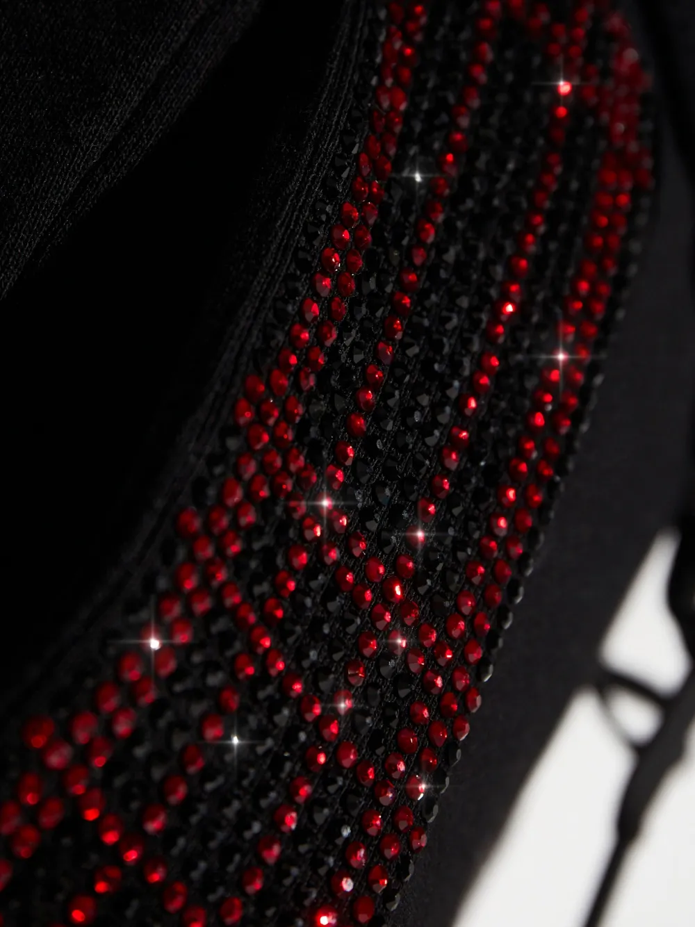 Retroféte Dua Crystal-detail Track Pants In Black