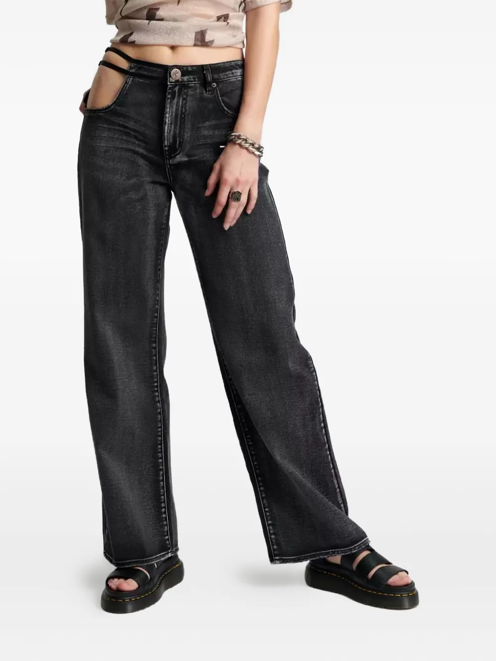 One Teaspoon Jackson Jeans In Black