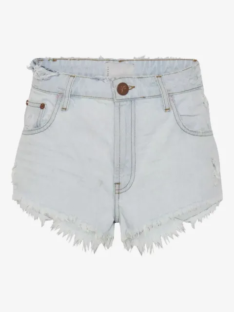 One Teaspoon The One frayed denim shorts