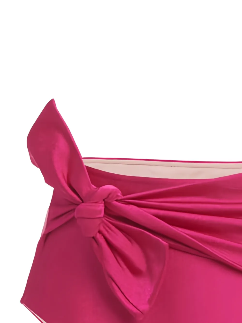  Patbo High-waisted Tie Bikini Bottoms - Pink 