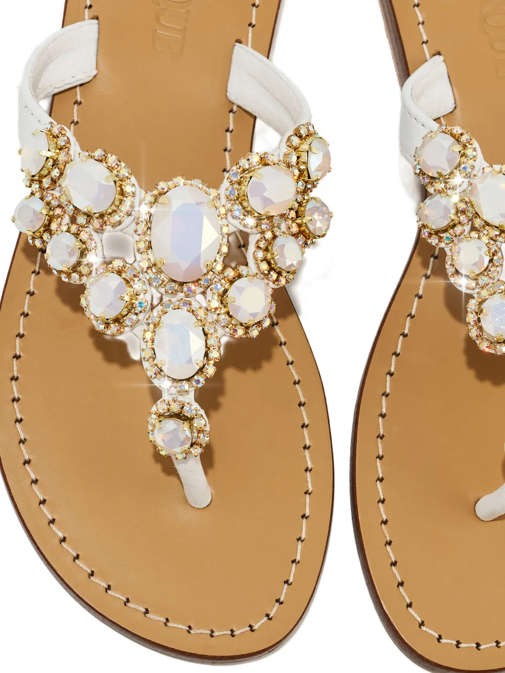 Mystique Crystal-embellished Sandals In Multi