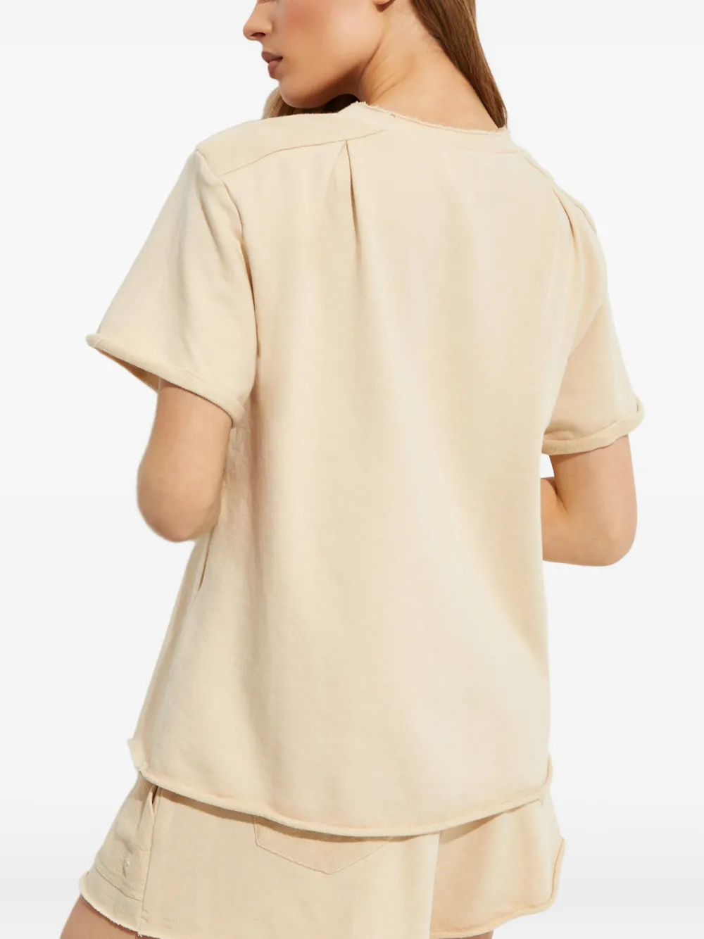 Ixiah Signature 2021 Embroidered T-shirt In Neutral