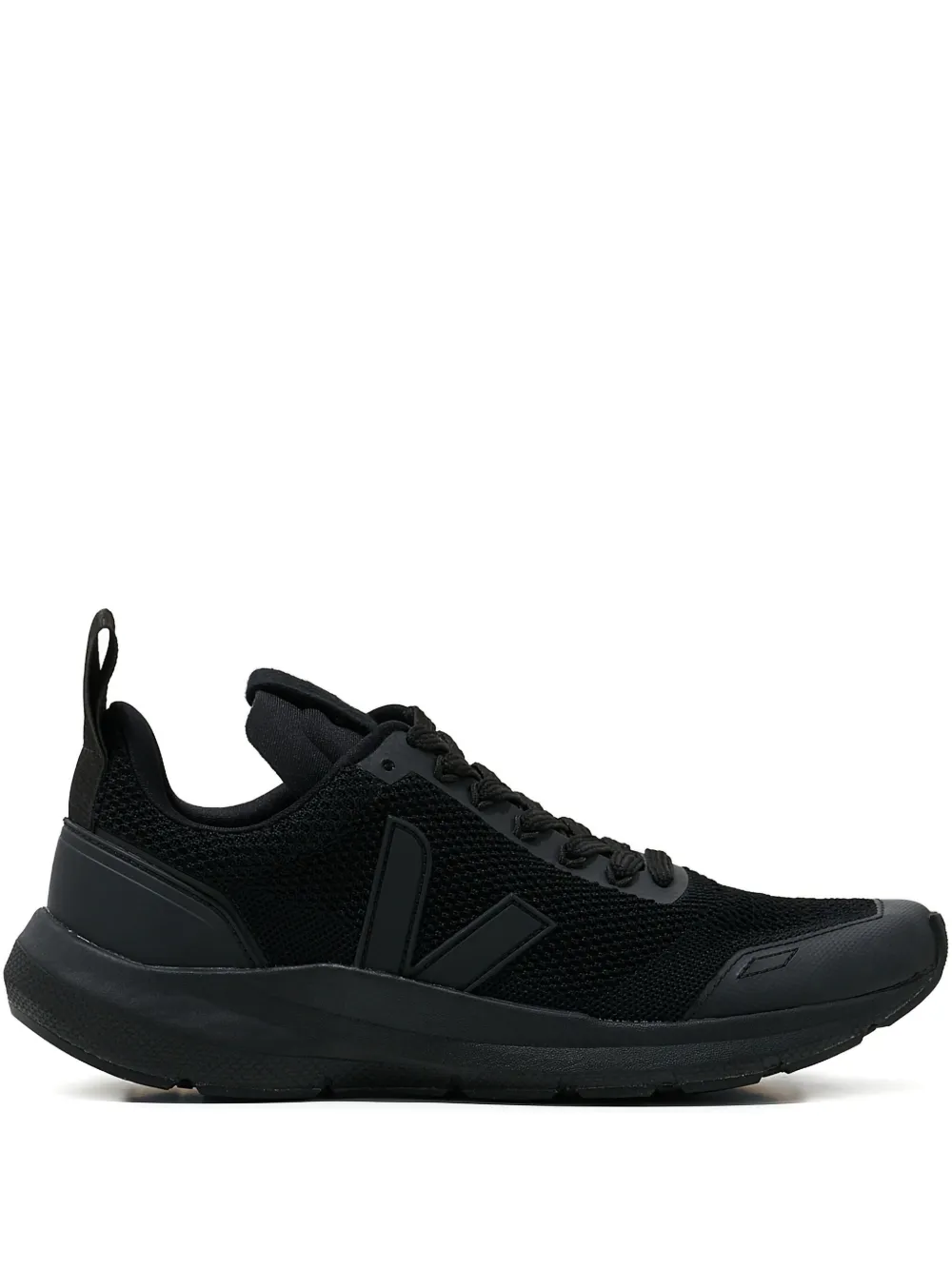 Rick Owens X VEJA logo-detail sneakers | Black | Image 1