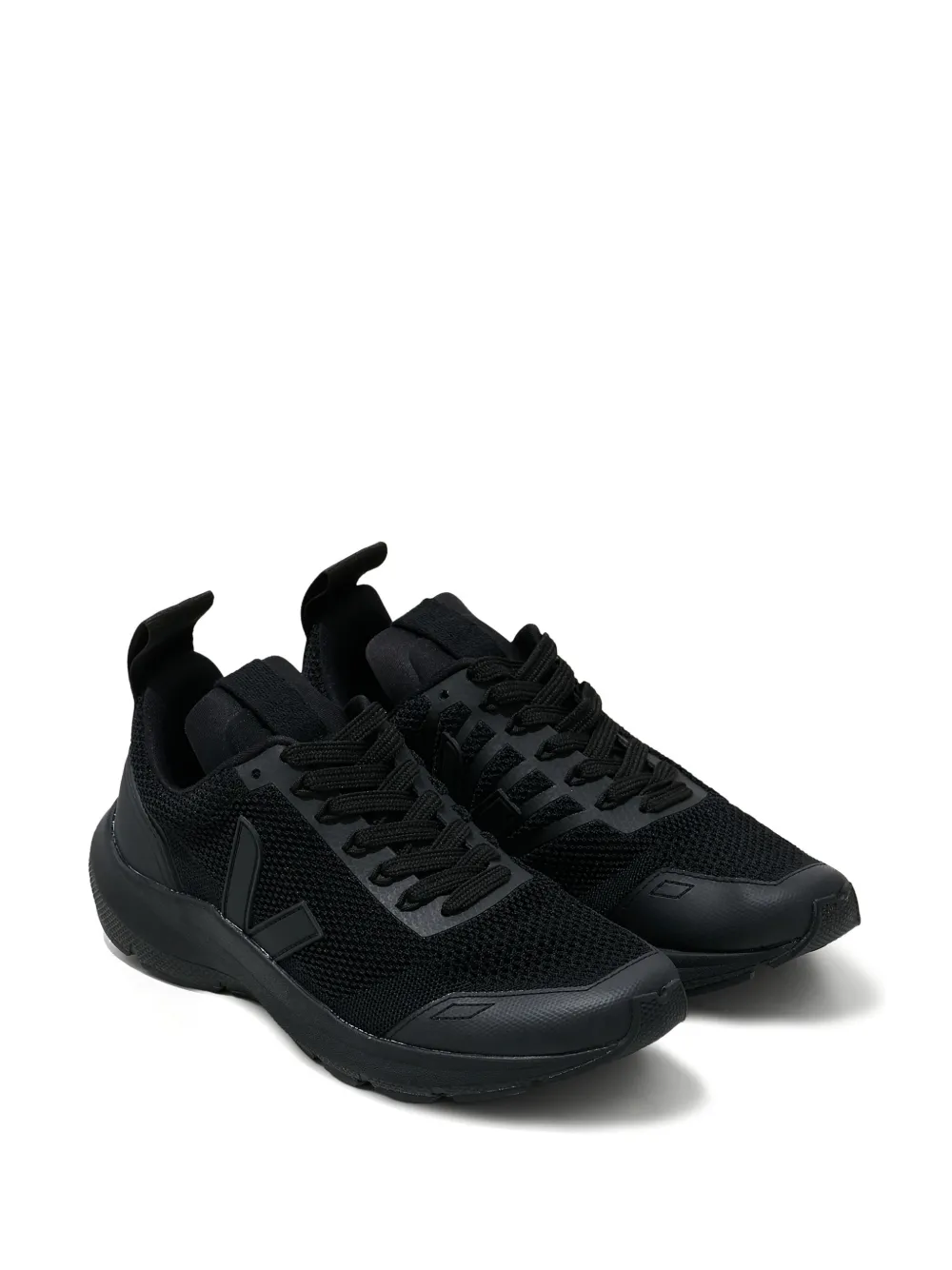 Rick Owens X VEJA Sneakers met logo - Zwart