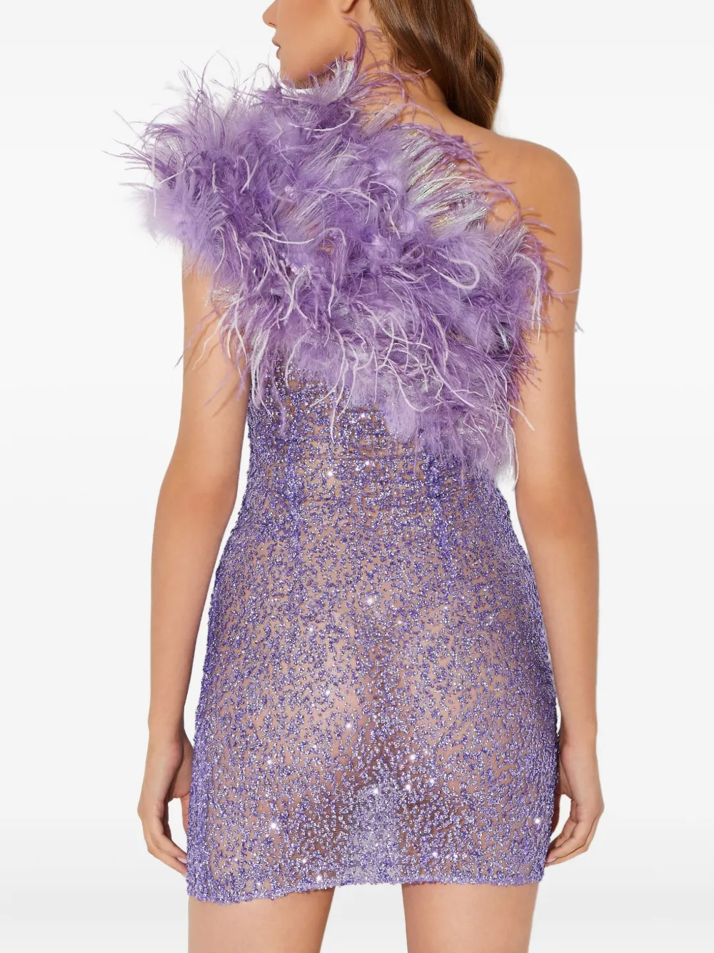 Bronx And Banco Lulu Mini Dress In Purple