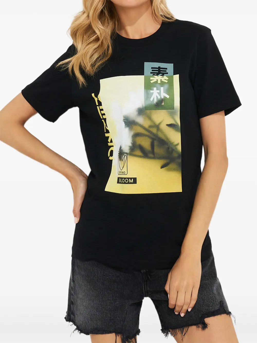 Kenzo printed short-sleeve T-shirt - Nero