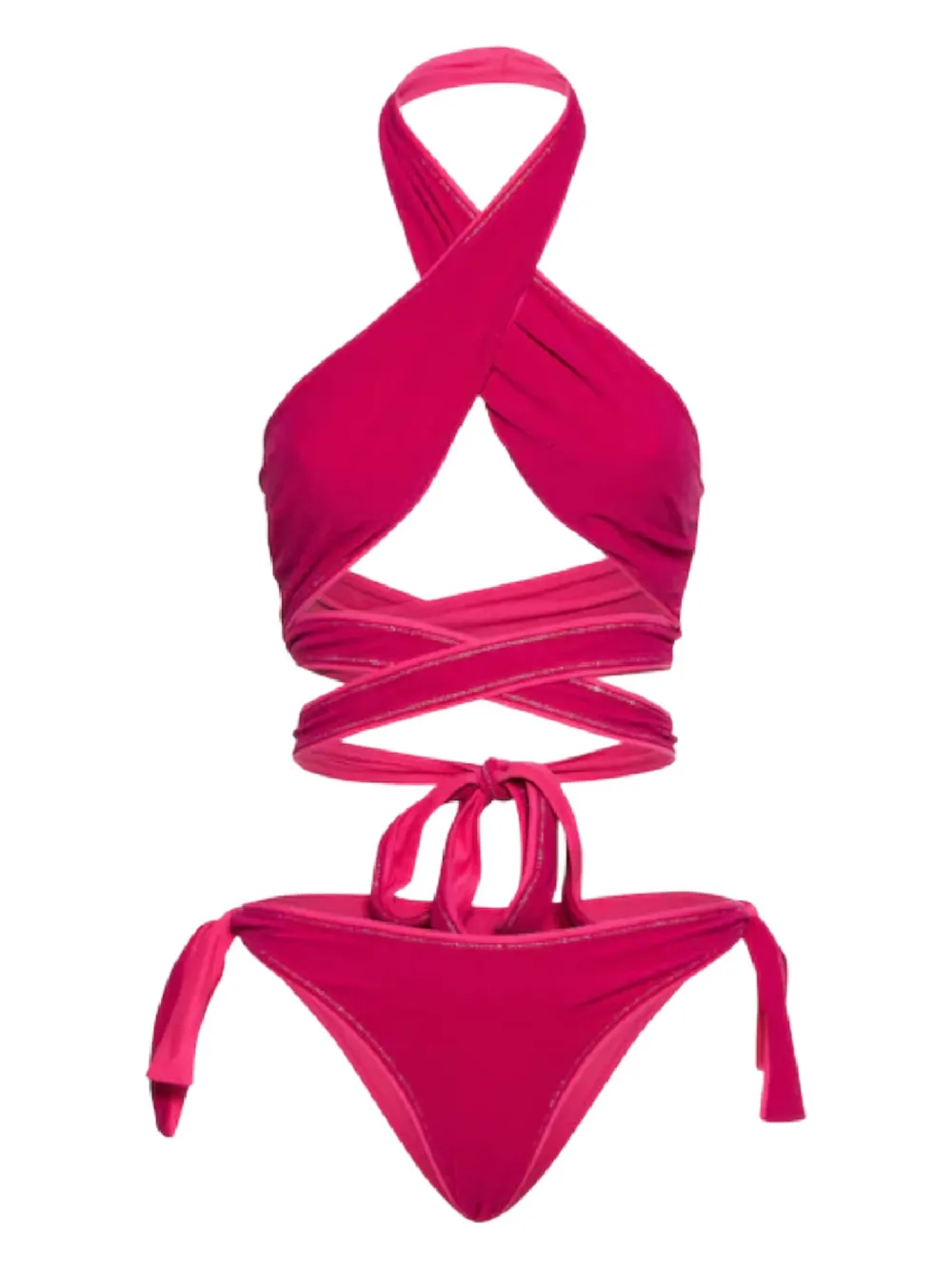 Reina Olga Showhorse Bikini Set In Pink