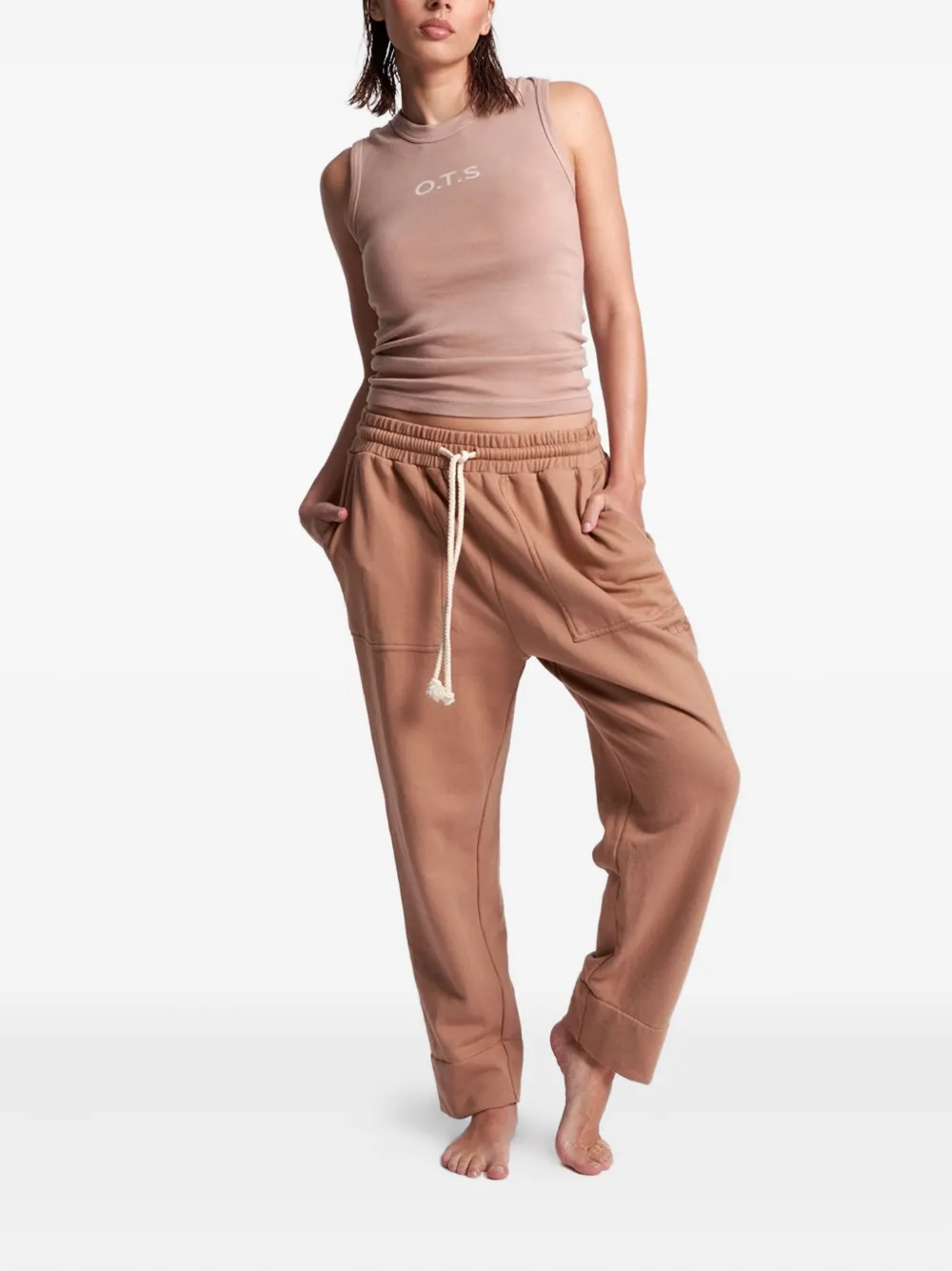 One Teaspoon elasticated logo trousers - Bruin