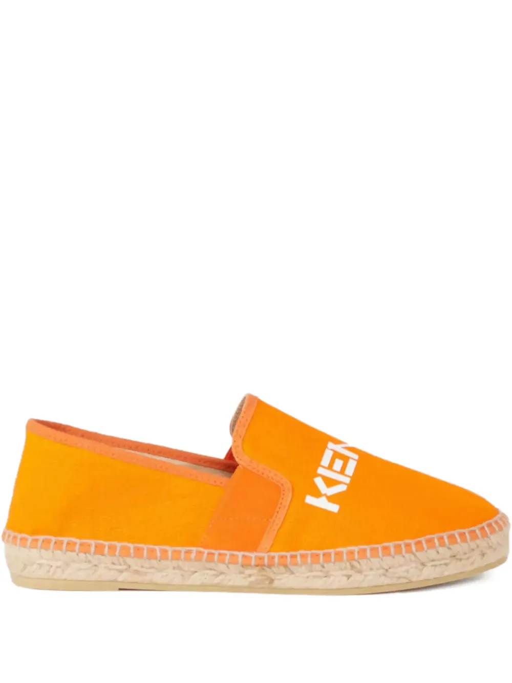 Kenzo Espadrilles met logodetail Oranje
