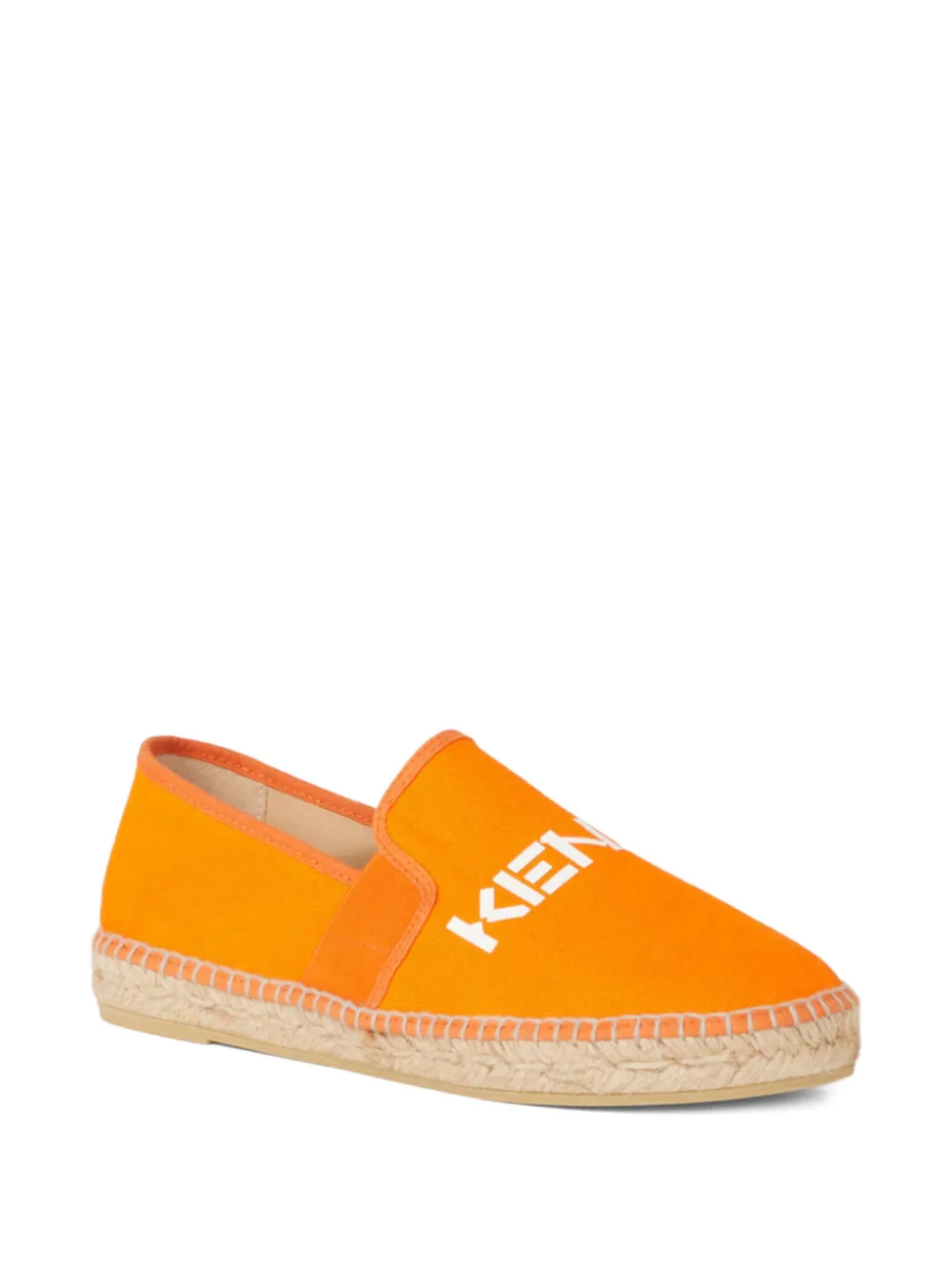 Kenzo Espadrilles met logodetail Oranje