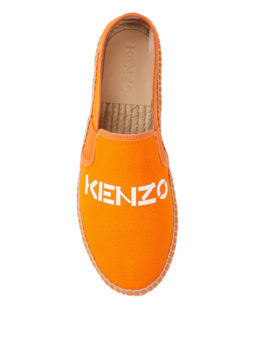 Kenzo Espadrilles met logodetail Oranje