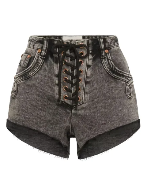One Teaspoon lace-up shorts