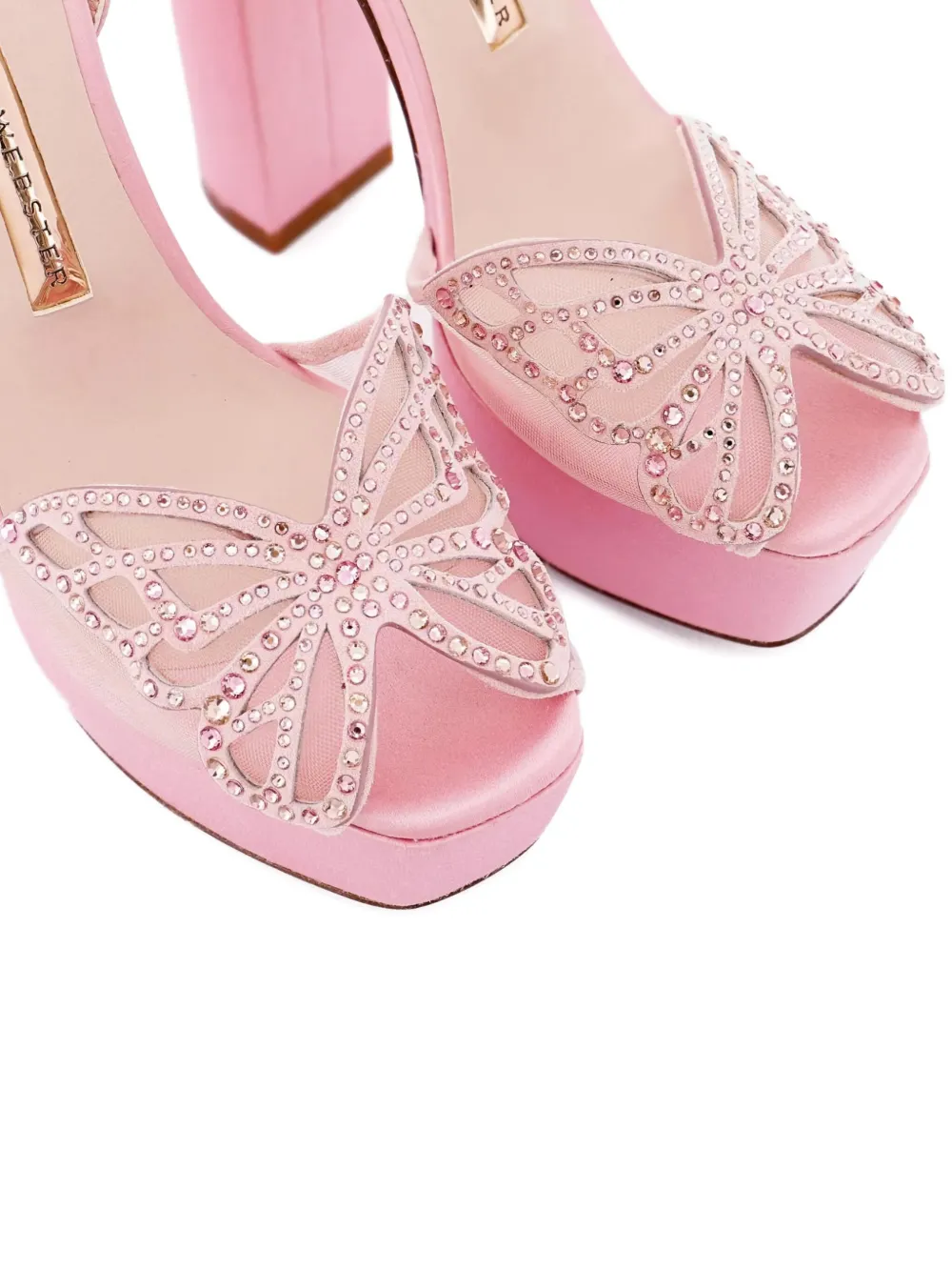 Sophia Webster 130mm Farfalla sandals Roze