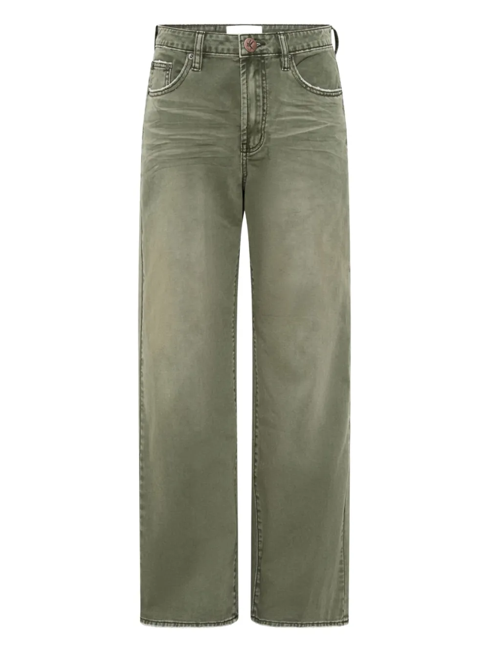 One Teaspoon Cotton Jeans In Green