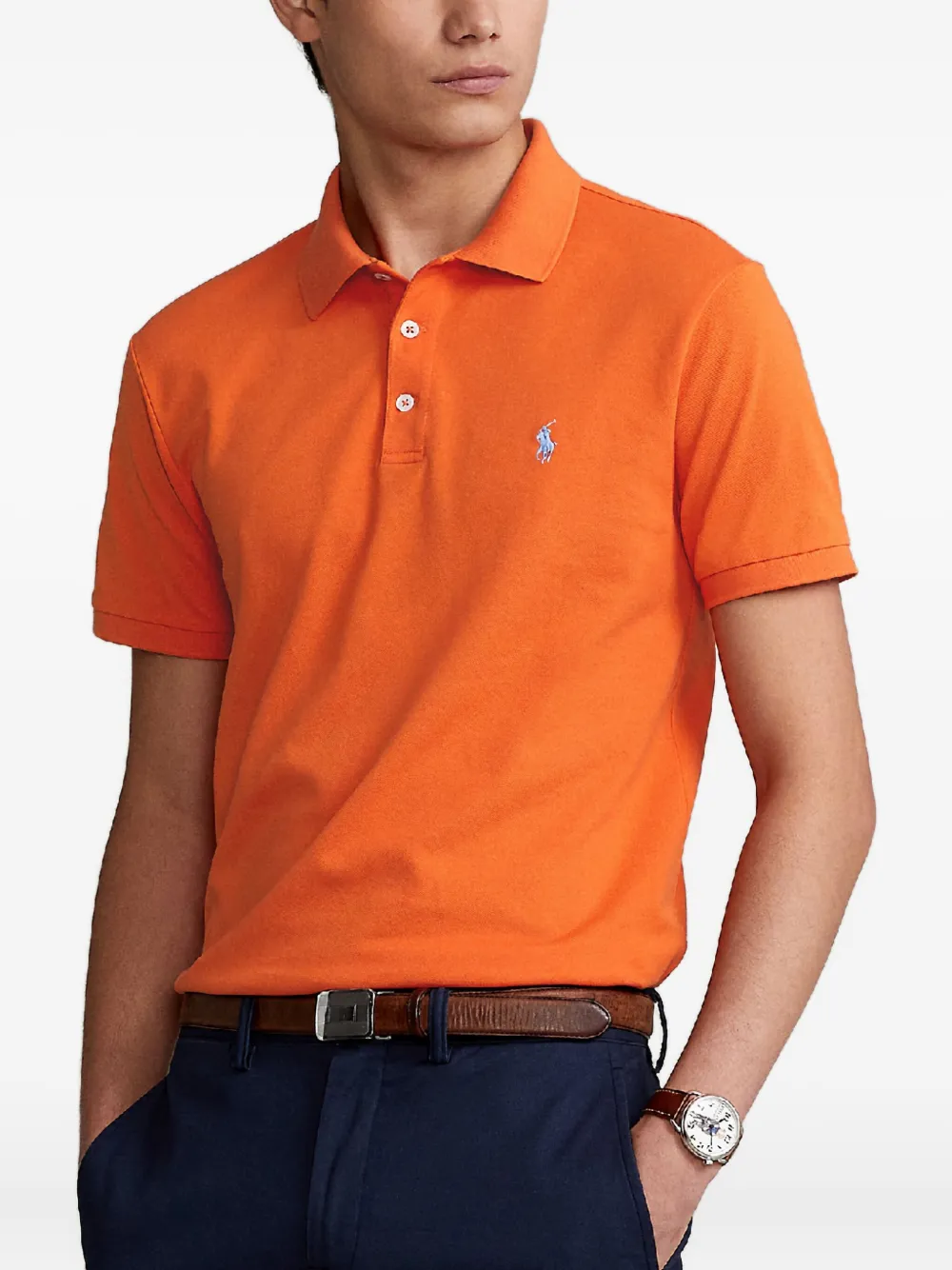 Polo Ralph Lauren Poloshirt met logo Oranje
