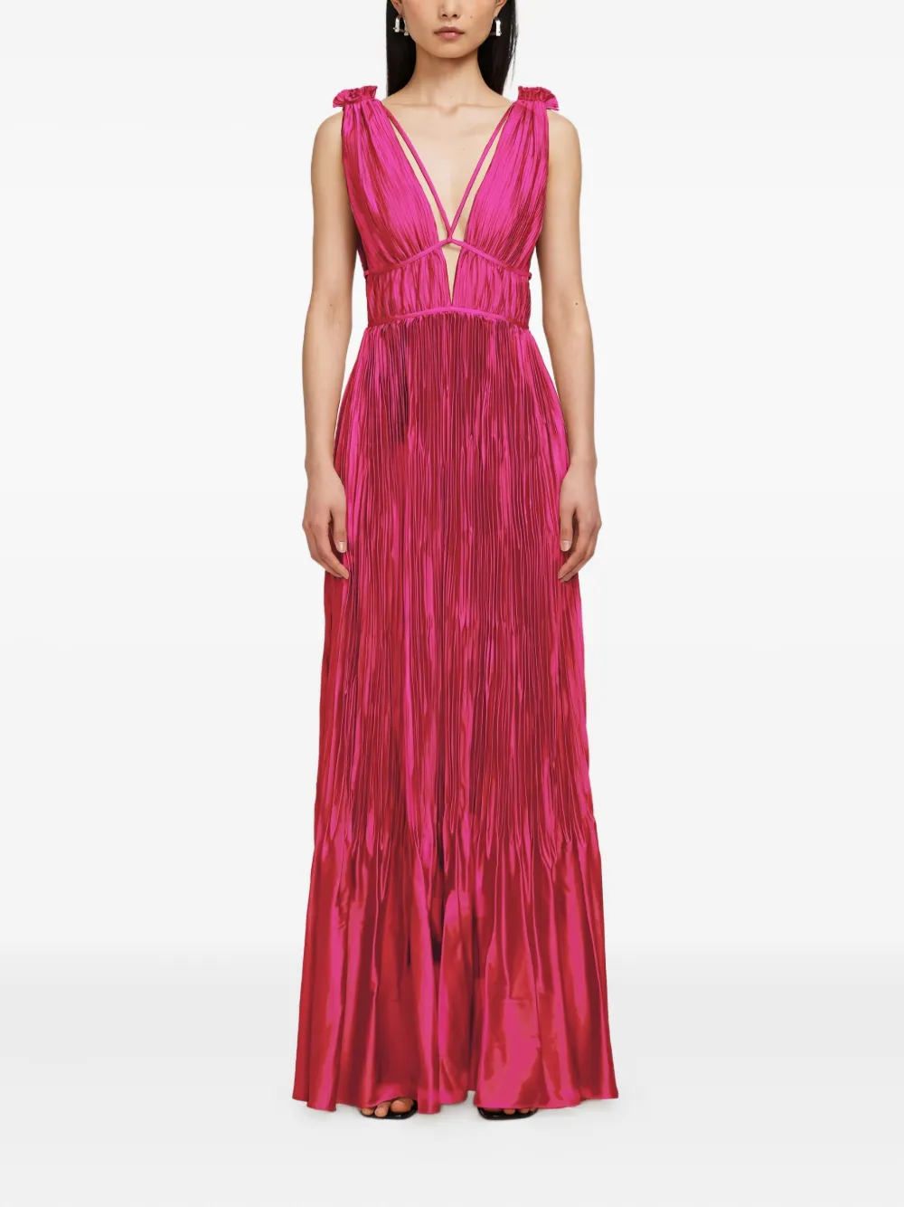 Simkhai Ostara geplooide maxi-jurk - Roze