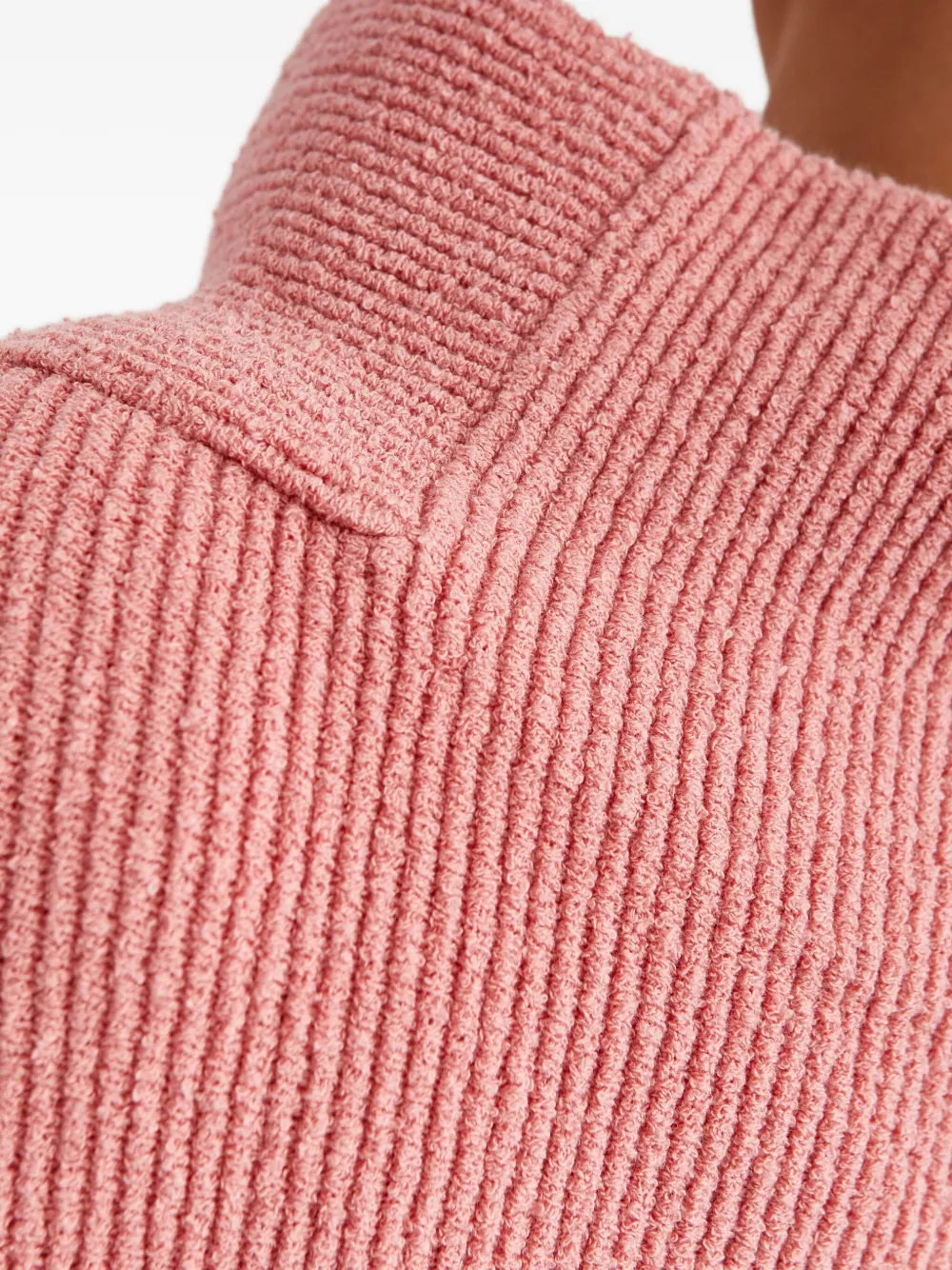 Free People Geribbelde top Roze