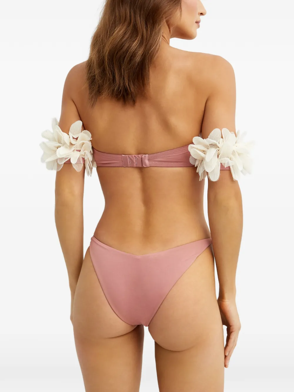 La Reveche Kamila bikinitop met bloemapplicatie Roze