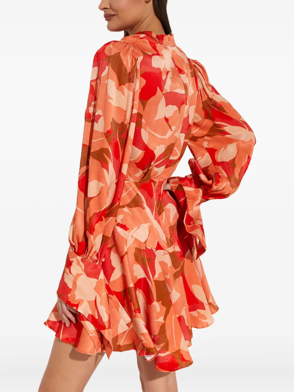 Acler Dunleer Pattern Mini Dress In Multi