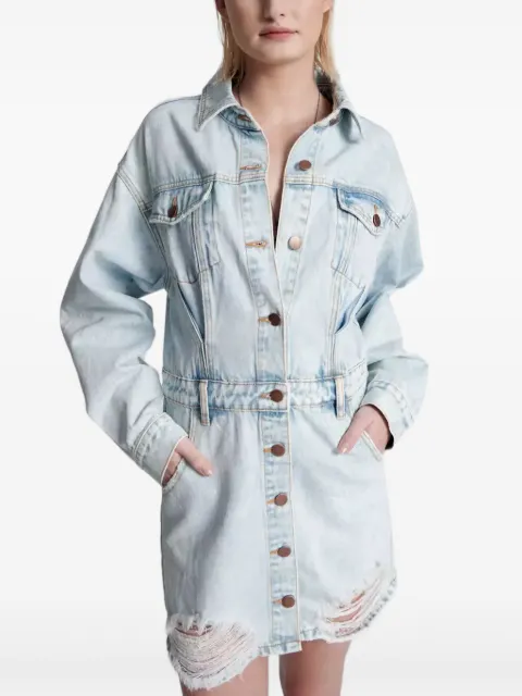 One Teaspoon Malibu Florence distressed mini dress