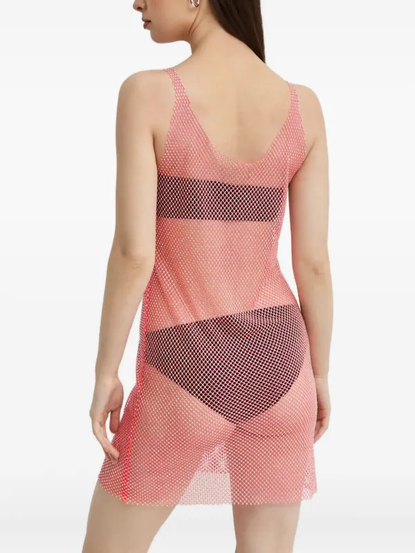 Santa Brands Sydney crystal-embellished Mini Dress | Pink | FARFETCH