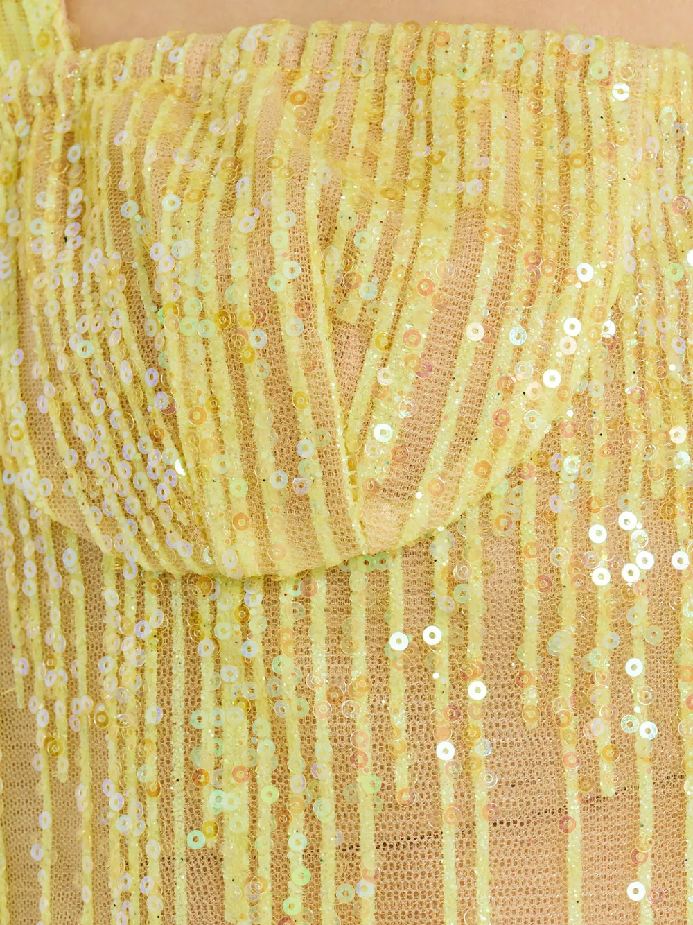 Bronx and Banco Mademouselle mini-jurk met pailletten Geel