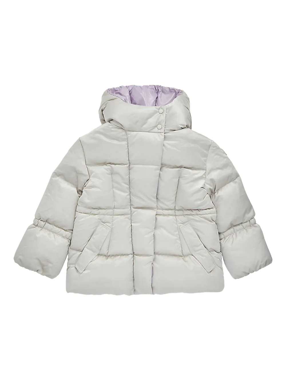 Moncler Enfant Katrin gewatteerde jas met capuchon Beige