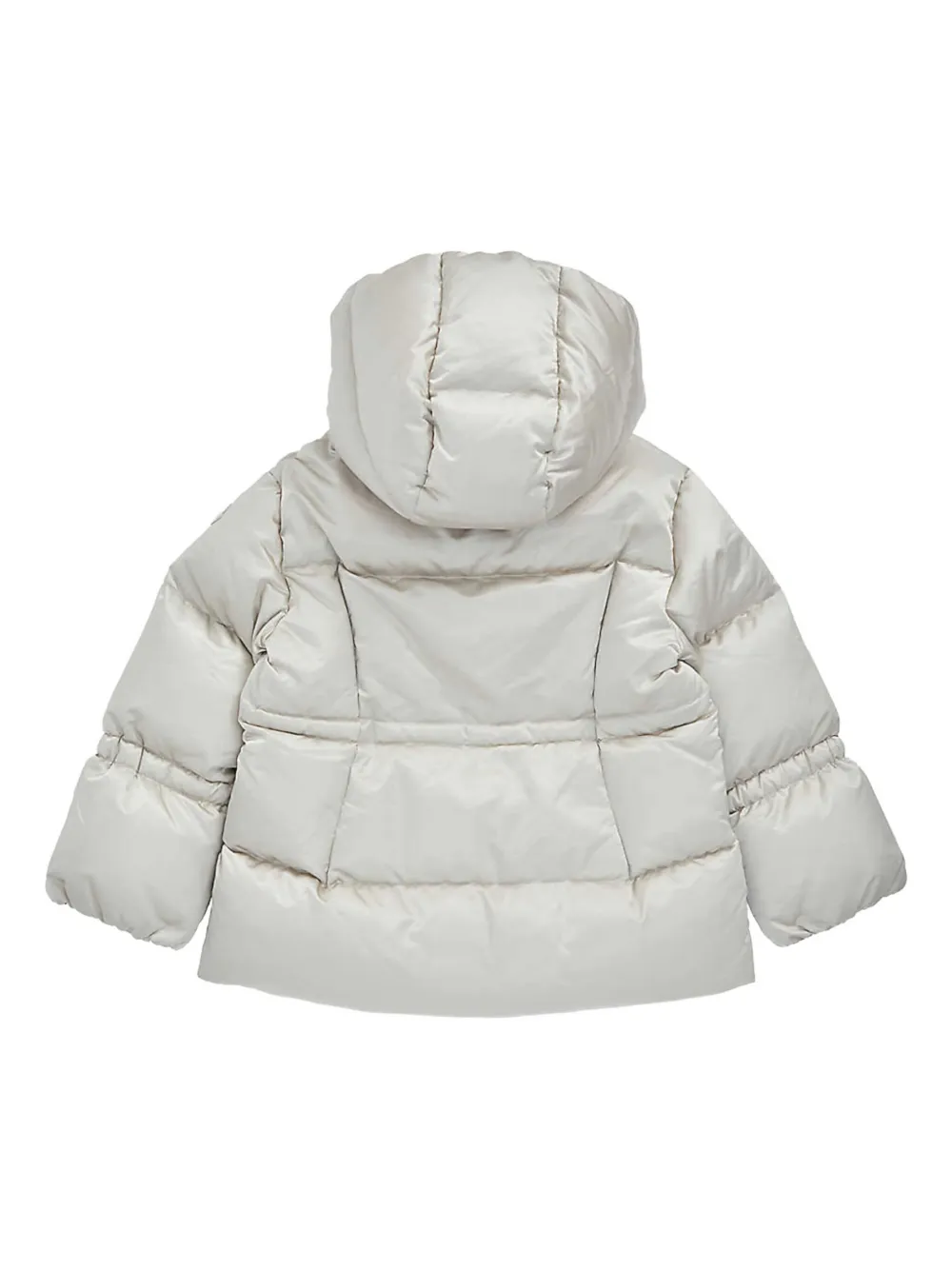 Moncler Enfant Katrin gewatteerde jas met capuchon Beige