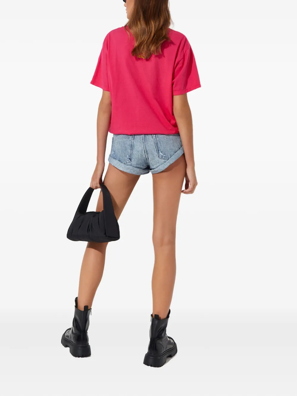  One Teaspoon Round-neck T-shirt - Pink 