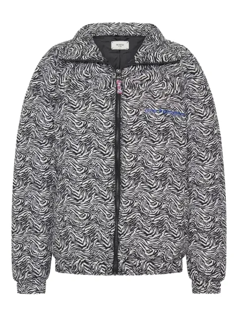One Teaspoon pattern high-neck puffer jacket
