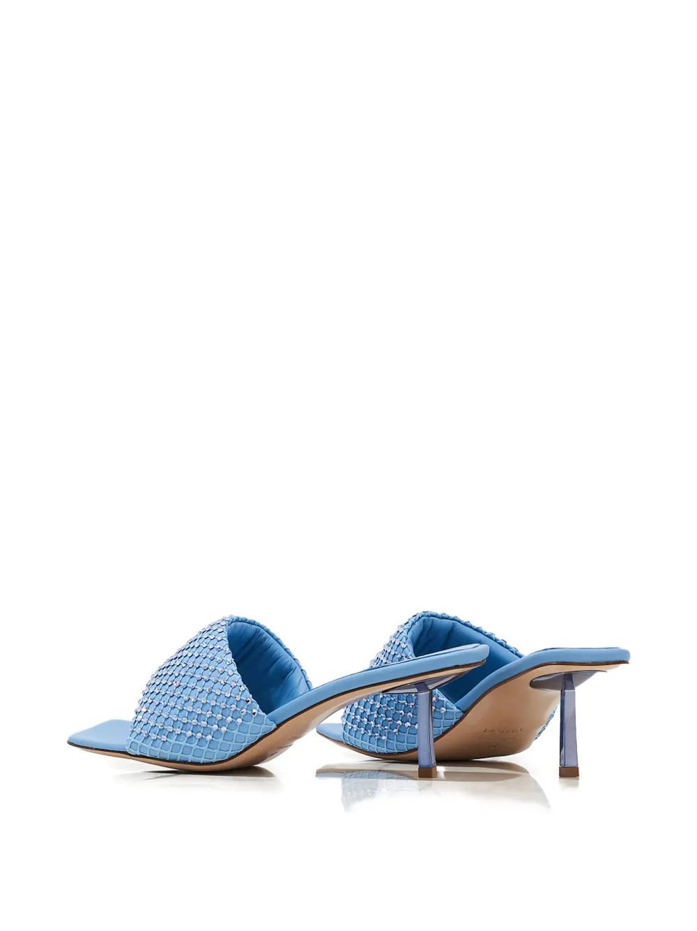 Le Silla 75mm Crystal-embellished Sandals In Blue