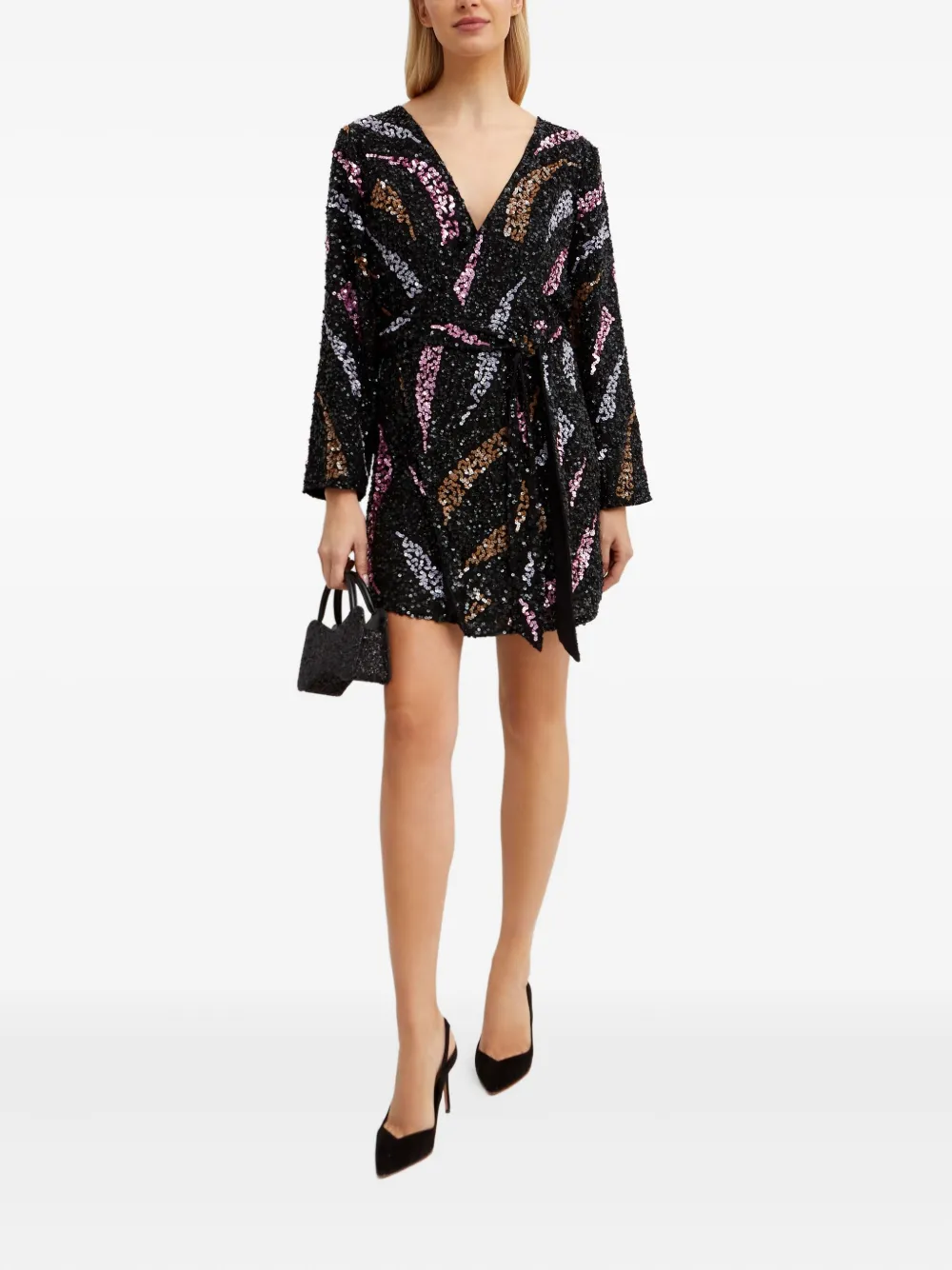 One Teaspoon robe portefeuille Delusion à sequins | Robes de soirée & robes de cocktail | Image 2