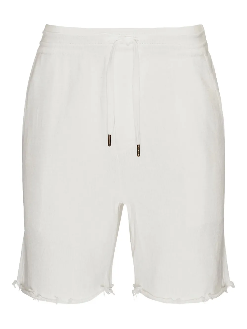 SEROYA Chris frayed-hem shorts - ホワイト SEROYA Chris frayed-hem shorts - ホワイト