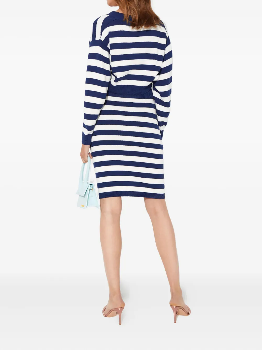 Kenzo Rock gestreepte midi-rok - Blauw