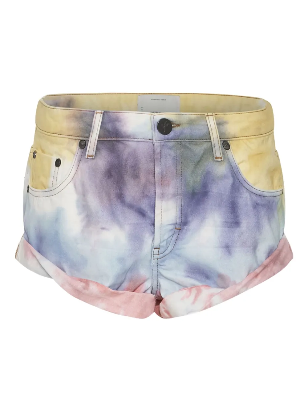 One Teaspoon Bandits tie-dye shorts - Blu