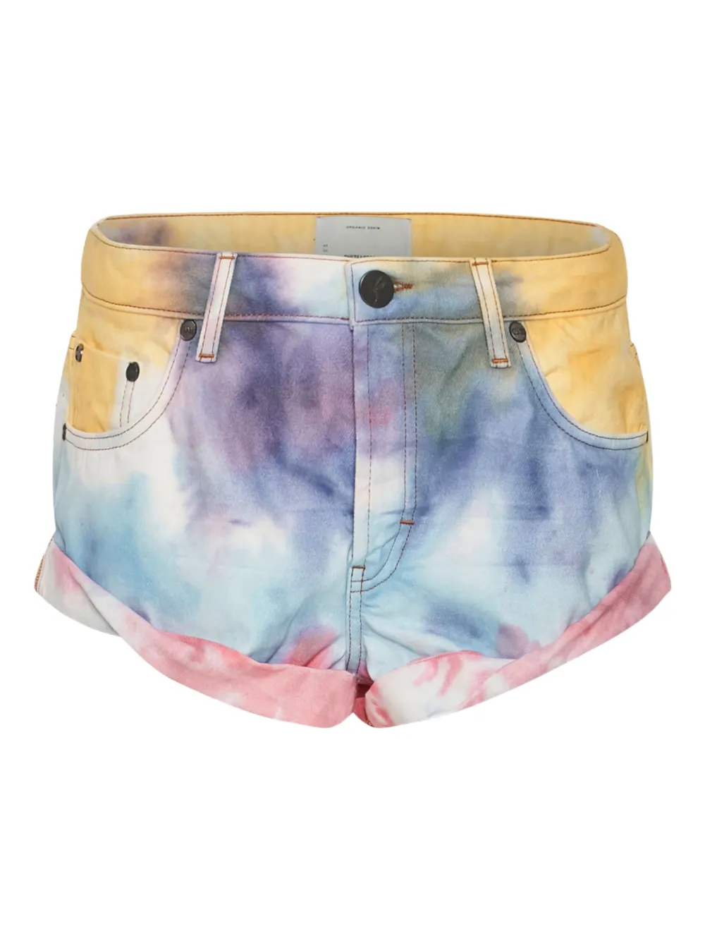One Teaspoon Bandits tie-dye shorts - ブルー One Teaspoon Bandits tie-dye shorts - ブルー