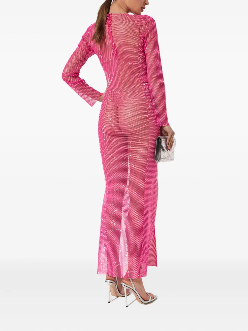 Santa Brands Jurk verfraaid met kristallen Roze