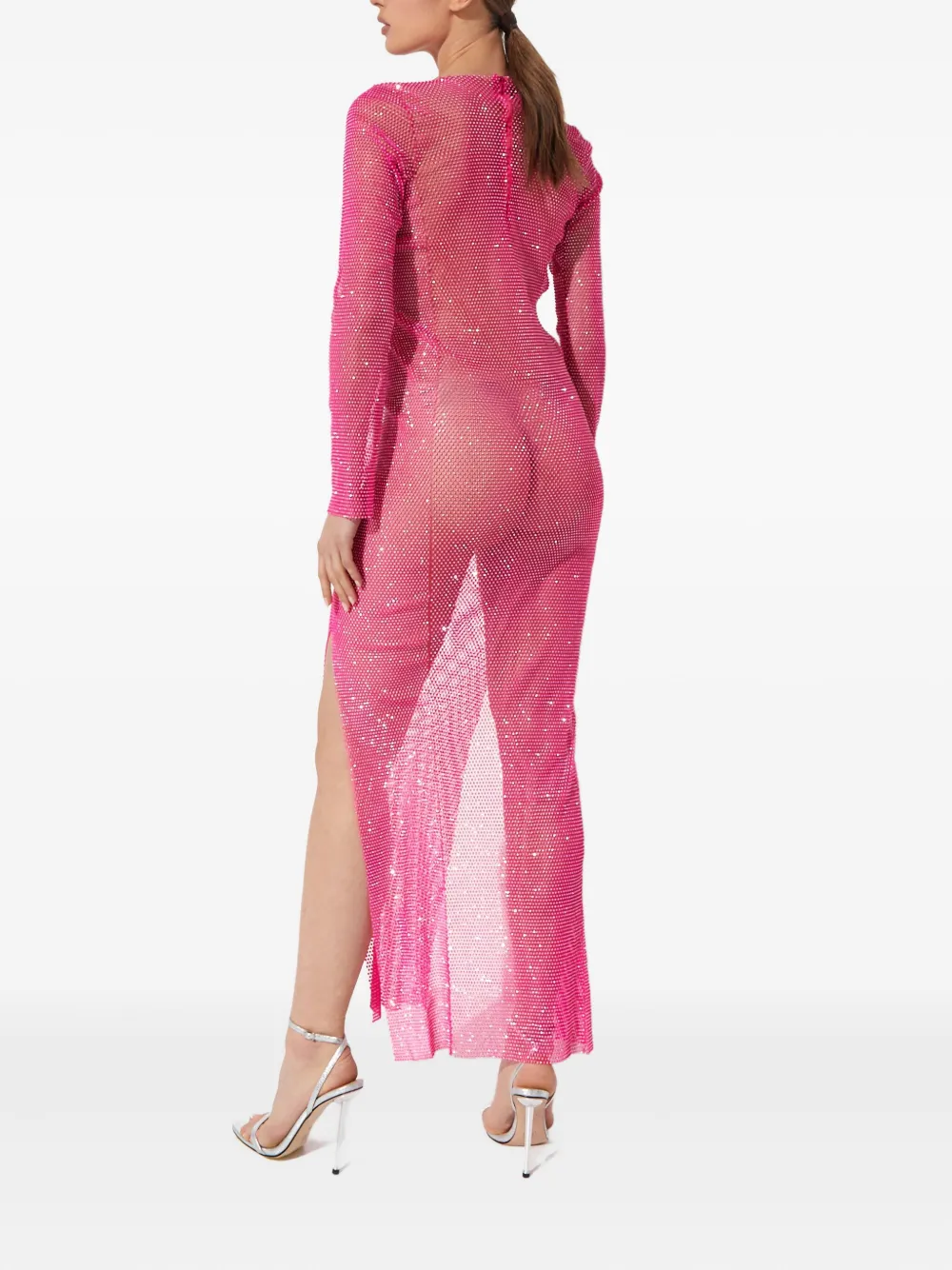 Santa Brands Jurk verfraaid met kristallen Roze