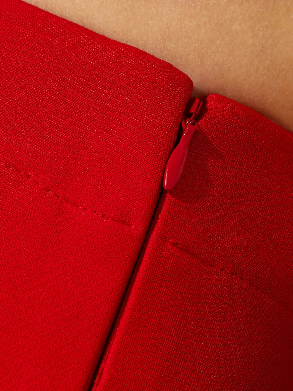 Roland Mouret Creased Trousers In Red