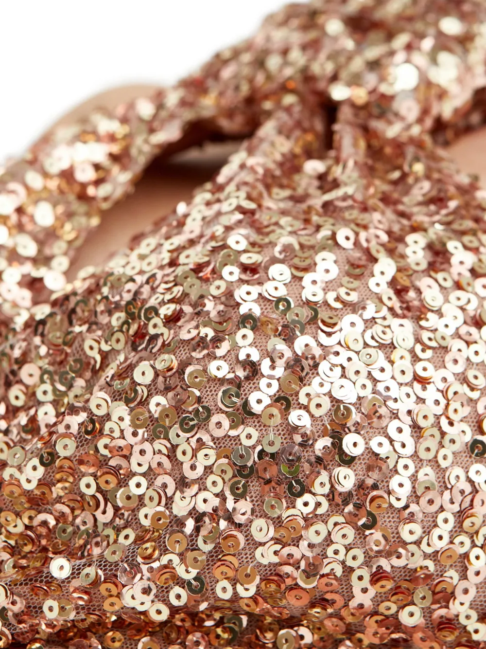 Bronx And Banco Sol Sequin Cut-out Dress In Gold