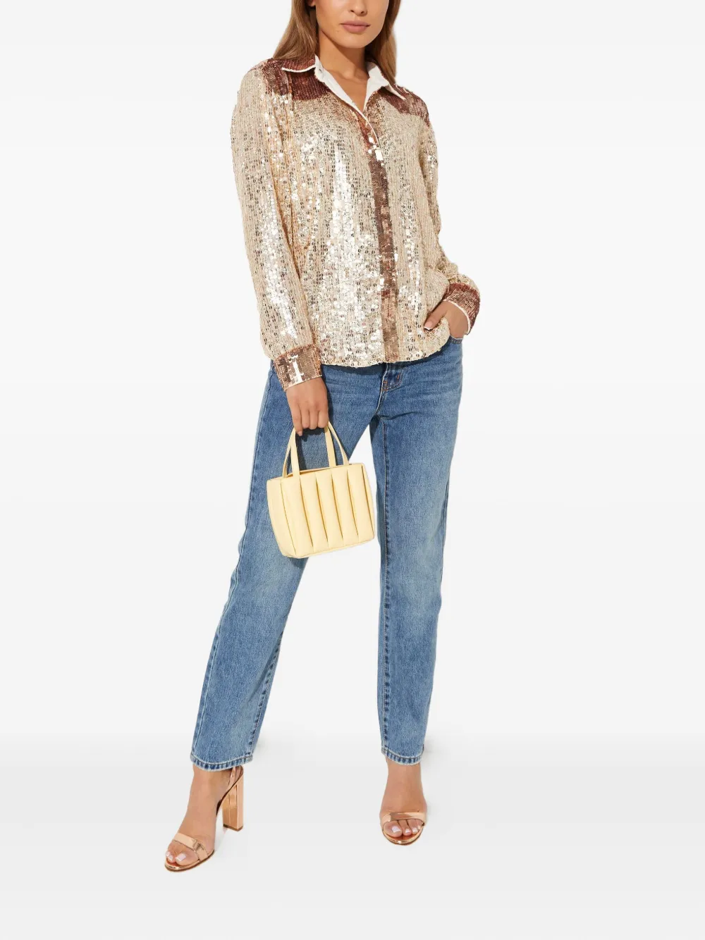 One Teaspoon sequin-embellished button shirt | Camisas | Image 2