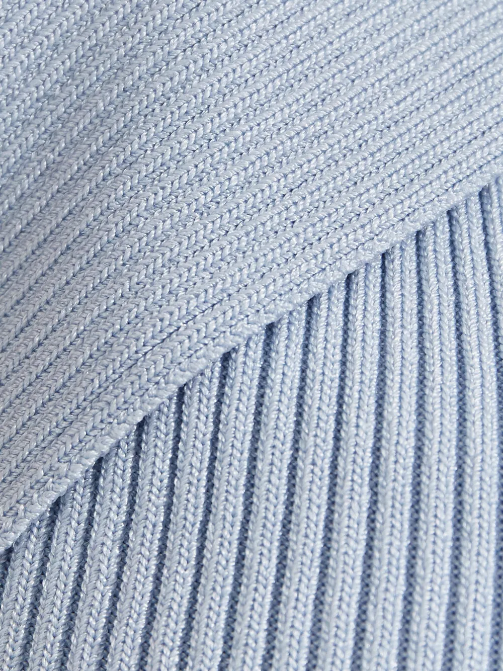 Simkhai Ribbed Cut-out Vest In Blue
