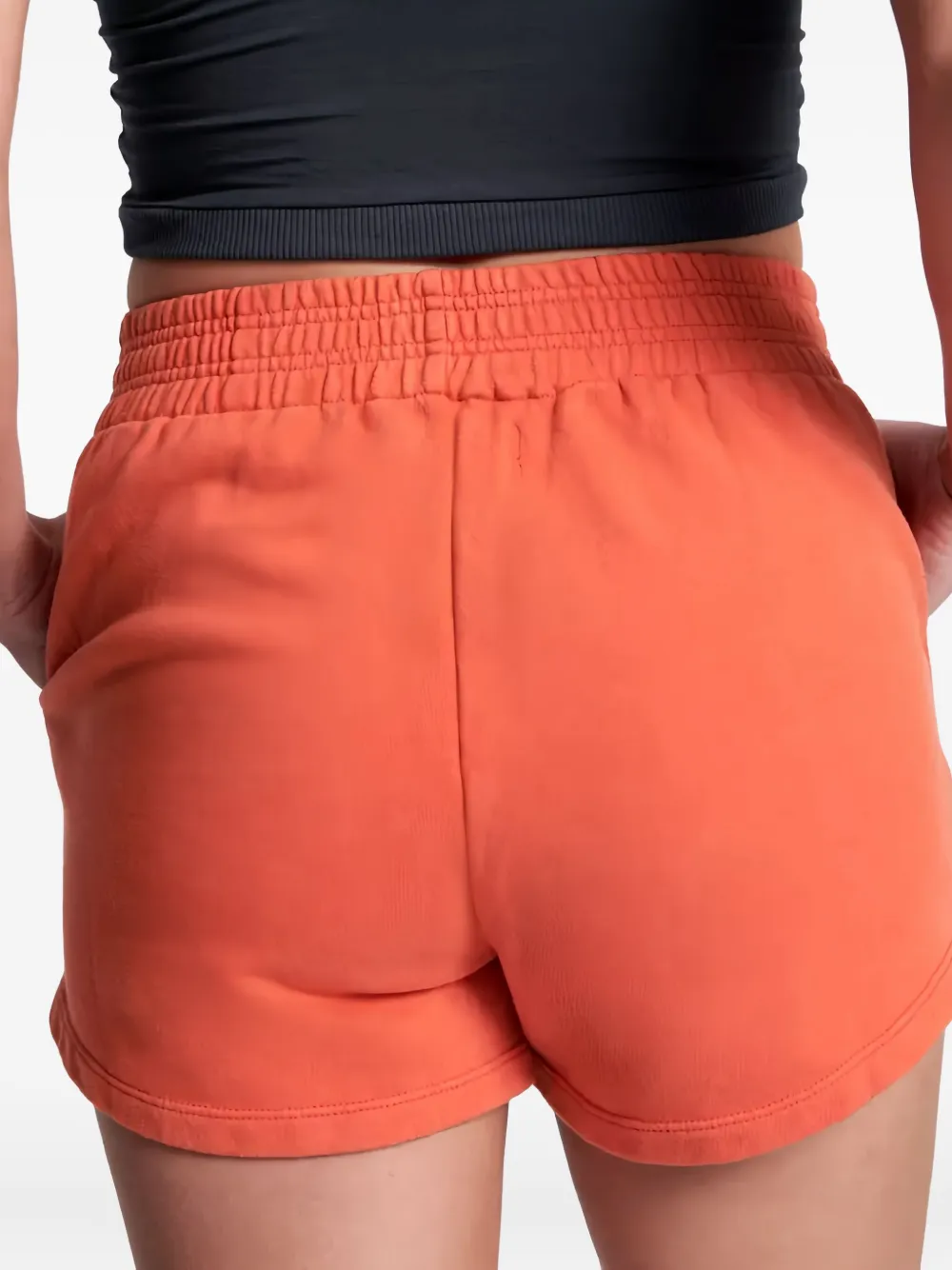 One Teaspoon Hustle elastische shorts met logo Oranje