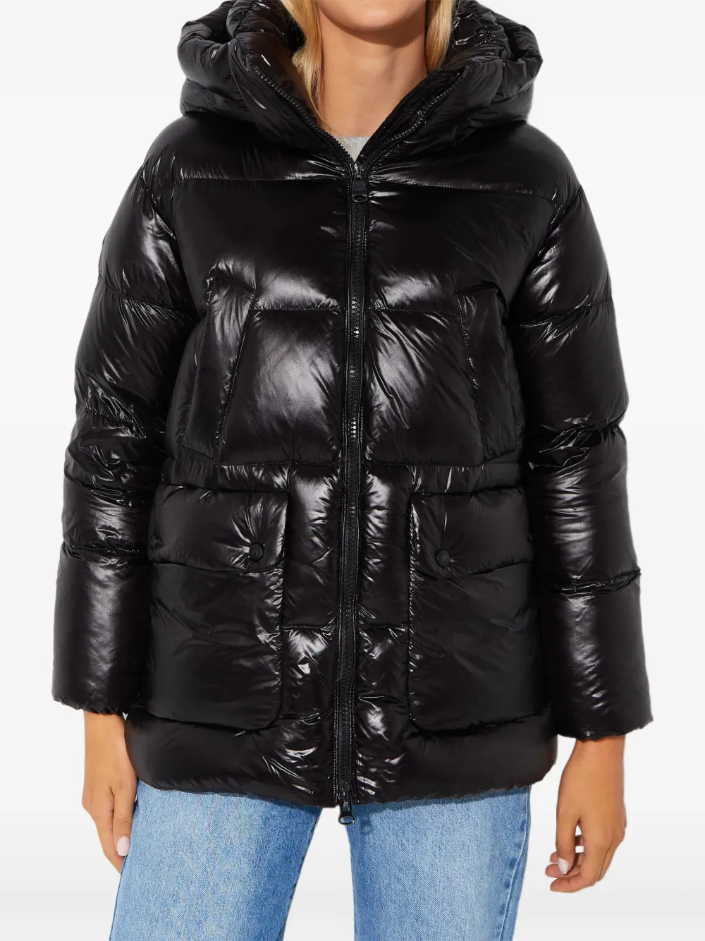 Hetregò chamarra Imogen con capucha | negro | Image 1