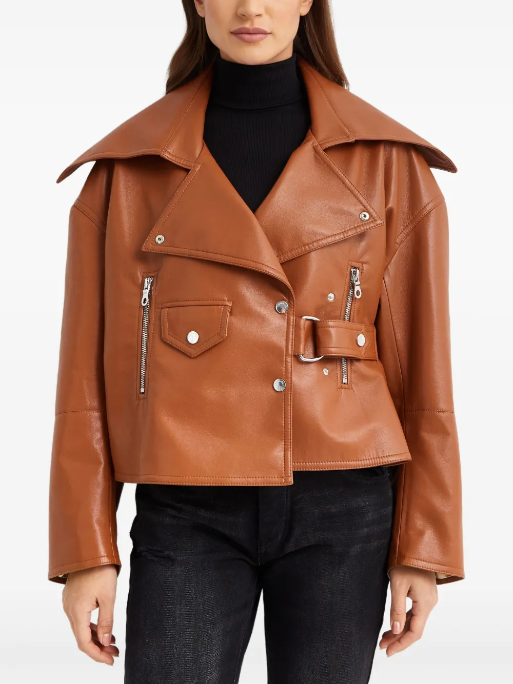  Nanushka Ado Jacket - Brown 